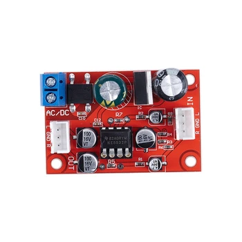 NE5532 Dynamic Microphone Stereo Preamp Amplifier Board + Signal Shielding Wire
NE5532 Dynamic Microphone Stereo Preamp Amplifier Board + Signal Shielding Wire