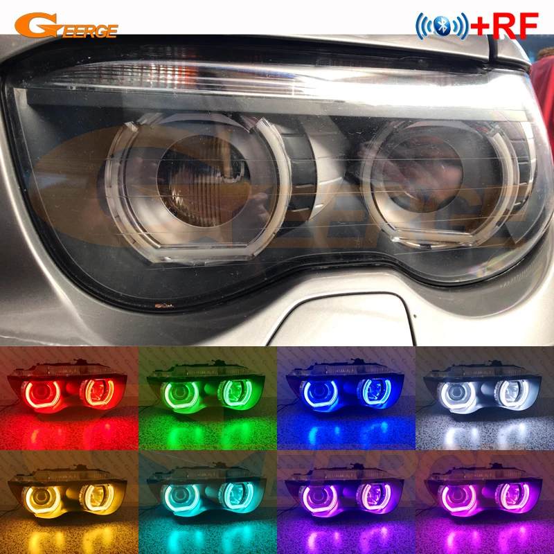 RF remote Bluetooth APP DTM Style Multi-Color RGB LED Angel Eyes For BMW E65 E66 PRE FACELIFT 745i 745Li 760Li 760i 2002-2005
RF remote Bluetooth APP DTM Style Multi-Color RGB LED Angel Eyes For BMW E65 E66 PRE FACELIFT 745i 745Li 760Li 760i 2002-2005