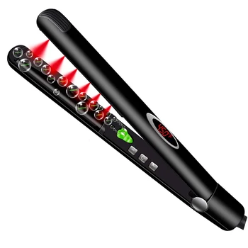 Infrared Hair Straightener Flat Iron Negative Ion 2 In 1 Hair Curling Wand Ionic Hair Straightener
Infrared Hair Straightener Flat Iron Negative Ion 2 In 1 Hair Curling Wand Ionic Hair Straightener