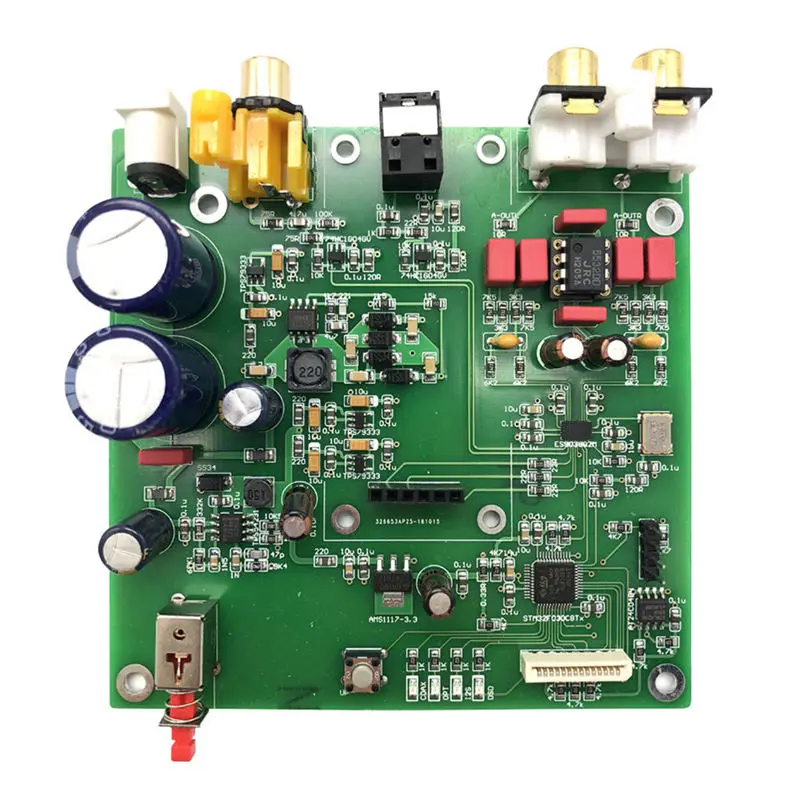

ABKT-Es9038 Q2M I2S Dsd Decoder Coaxial Fiber Input Dac Decoding Board For Hifi Amplifier Audio