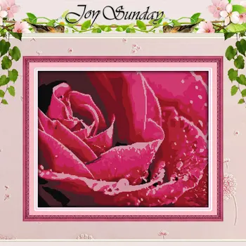 Dewdrop Rose Patterns Counted Cross Stitch 11CT 14CT Cross Stitch Sets Wholesale Chinese Cross-stitch Kits Embroidery Needlework
Dewdrop Rose Patterns Counted Cross Stitch 11CT 14CT Cross Stitch Sets Wholesale Chinese Cross-stitch Kits Embroidery Needlework