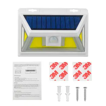 Durable Wall Light 270° Wide Angle Waterproof Walkway Lights 74 COB Solar Power Motion Sensor Street Lamp Flashlight Security
Durable Wall Light 270° Wide Angle Waterproof Walkway Lights 74 COB Solar Power Motion Sensor Street Lamp Flashlight Security