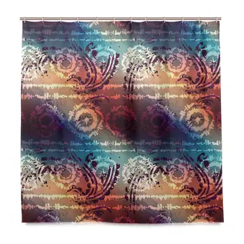 Unique Shower Curtain Distressed Grungy Motif with Gradient Vibrant Colors and Modern Round Forms Eco-Friendly with 12 Hooks in
Unique Shower Curtain Distressed Grungy Motif with Gradient Vibrant Colors and Modern Round Forms Eco-Friendly with 12 Hooks in