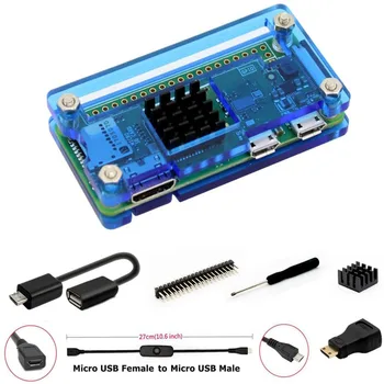 iUniker Raspberry Pi Zero W Case Kit with Pi Zero Heatsink, HDMI Adapter, Heatsink for Pi Zero W/Pi Zero 1.3 / Pi Zero WH (Blue)
iUniker Raspberry Pi Zero W Case Kit with Pi Zero Heatsink, HDMI Adapter, Heatsink for Pi Zero W/Pi Zero 1.3 / Pi Zero WH (Blue)