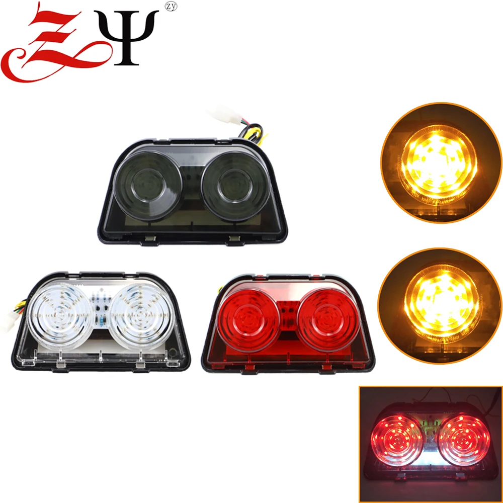 Integrated LED Tail Brake Blinker Light Turn Signal For Honda CBR250 CBR400 CBR400 NSR250SP NSR250SE
Integrated LED Tail Brake Blinker Light Turn Signal For Honda CBR250 CBR400 CBR400 NSR250SP NSR250SE