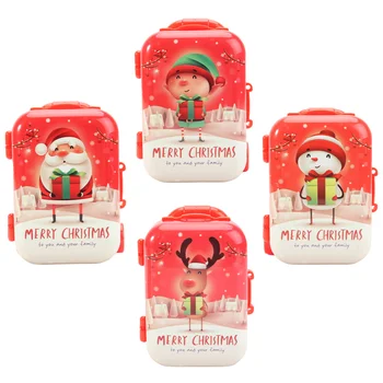 4Pcs Portable Suitcase Toy Christmas Trolley Case Suitcase Toy Trolley Case Toy Trolley Case for Gift Xmas Kids
4Pcs Portable Suitcase Toy Christmas Trolley Case Suitcase Toy Trolley Case Toy Trolley Case for Gift Xmas Kids