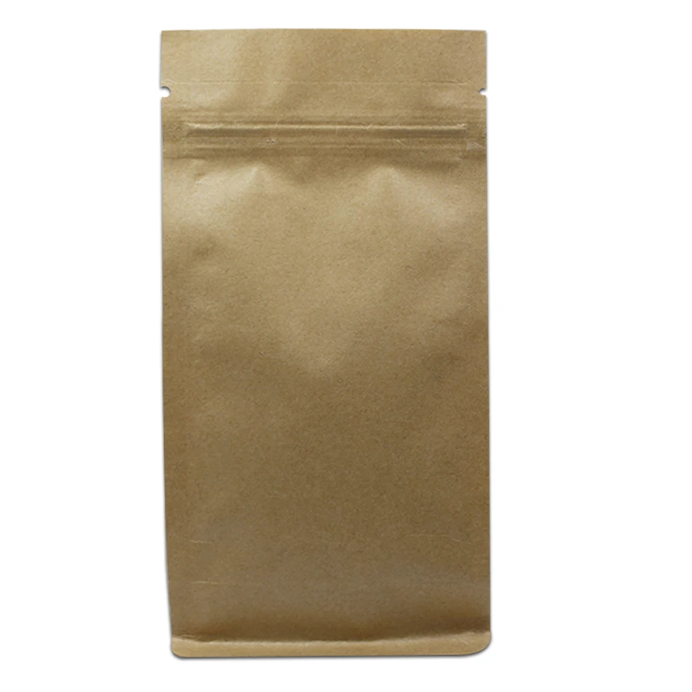 50Pcs/lot Brown Stand Up Kraft Paper Side Gusset Zip Lock Package Bag Doypack Resealable Zipper Food Tea Storage Packing Pouch
50Pcs/lot Brown Stand Up Kraft Paper Side Gusset Zip Lock Package Bag Doypack Resealable Zipper Food Tea Storage Packing Pouch