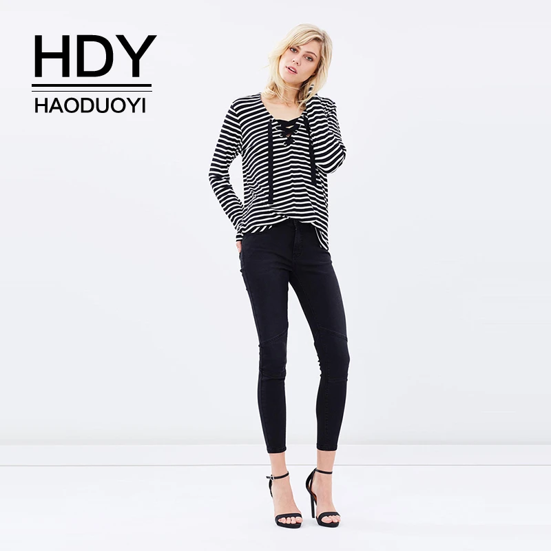 HDY Haoduoyi Ladies Casual Personality Basic Style Stripes Loose Super Comfy Autumn Cute Cute Pullover Sweatshirt
HDY Haoduoyi Ladies Casual Personality Basic Style Stripes Loose Super Comfy Autumn Cute Cute Pullover Sweatshirt