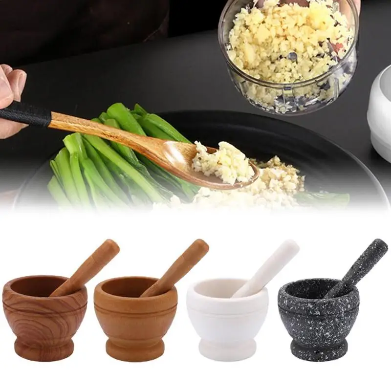 Garlic Press Herb Pepper Pestle Grinder Wooden Granite Grinder Mortar Grinding Bowl Mixing Pot Kitchen Tool
Garlic Press Herb Pepper Pestle Grinder Wooden Granite Grinder Mortar Grinding Bowl Mixing Pot Kitchen Tool