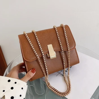 2020 Designer Bag Solid Color Shoulder Bags For Women PU Leather Crossbody Female Chain Bag Small Flap Messenger Bag Lock Purses
2020 Designer Bag Solid Color Shoulder Bags For Women PU Leather Crossbody Female Chain Bag Small Flap Messenger Bag Lock Purses