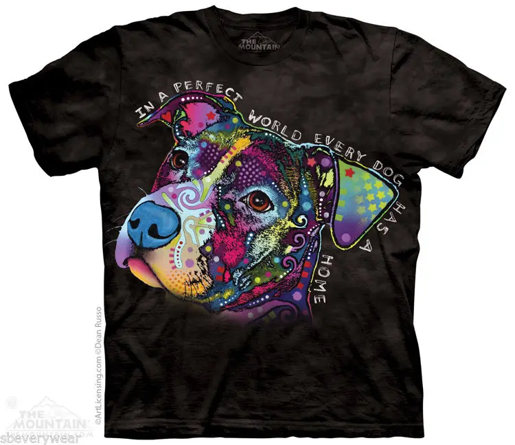 Pit Bull Dog Puppy Pet Rescue T Shirt The Mountain Perfect World Tee S-4Xl 5Xl 2019 Fashion T Shirt Fashion Style Men Tee
Pit Bull Dog Puppy Pet Rescue T Shirt The Mountain Perfect World Tee S-4Xl 5Xl 2019 Fashion T Shirt Fashion Style Men Tee