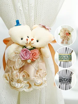 A pair of creative cartoon curtain straps Universal ring strap shower curtain Velcro fixing accessories ring buckle 
A pair of creative cartoon curtain straps Universal ring strap shower curtain Velcro fixing accessories ring buckle