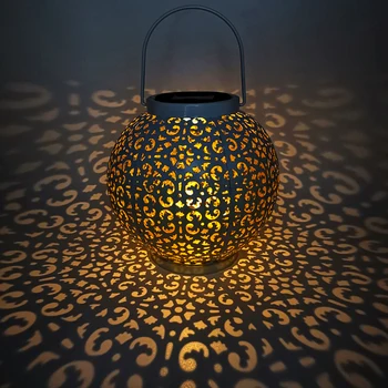 Outdoor Garfen Solar Lantern Retro Hanging Lamp Hollowed Shadow Moroccan Iron Style Portable Waterproof Landscape Lighting Lamp
Outdoor Garfen Solar Lantern Retro Hanging Lamp Hollowed Shadow Moroccan Iron Style Portable Waterproof Landscape Lighting Lamp