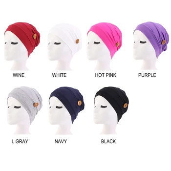 Soft Cotton Hair Caps Hat with Button Wearing Mask Ear Protection Hat Turban Women Sleep Cap Ladies Headwear Hair Accessories
Soft Cotton Hair Caps Hat with Button Wearing Mask Ear Protection Hat Turban Women Sleep Cap Ladies Headwear Hair Accessories