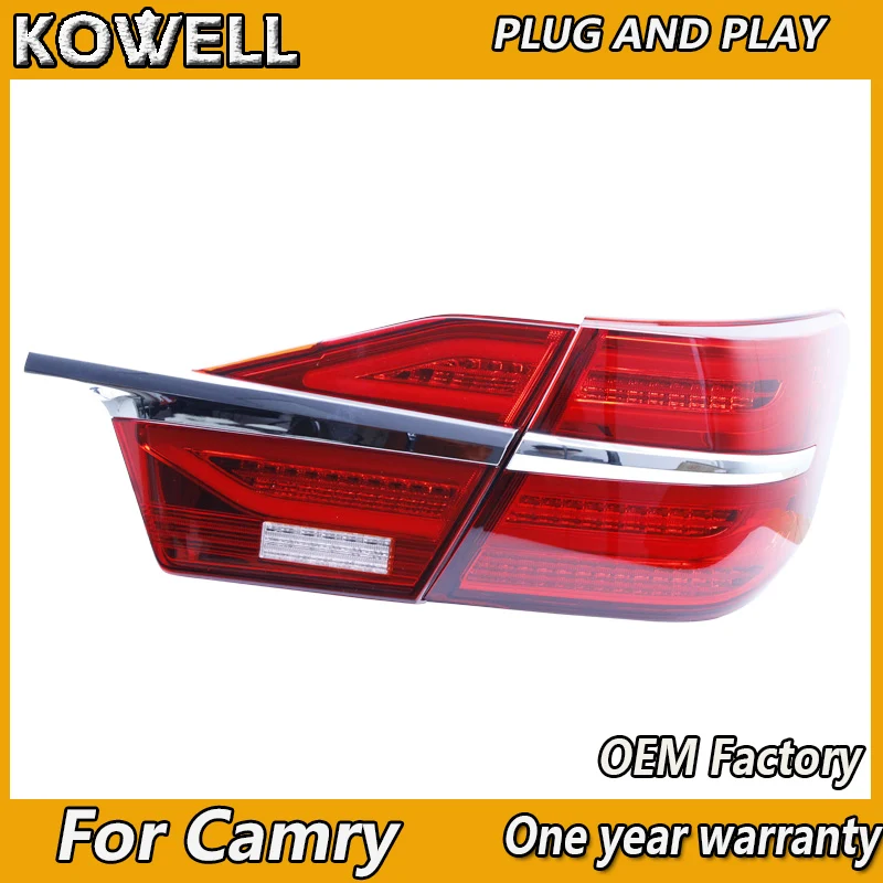 KOWELL Car Styling for Tail Lights 2015 2016 2017 Toyota Camry V55 LED Rear Light Fog light Rear Lamp DRL Brake+Park+Signal
KOWELL Car Styling for Tail Lights 2015 2016 2017 Toyota Camry V55 LED Rear Light Fog light Rear Lamp DRL Brake+Park+Signal
