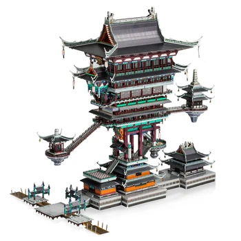 MU 3D DIY Metal Model Kits Antique Building Series The Legend Of Hei-Guild Hall Puzzle Model Assemble Jigsaw Toys Gift For Decor
MU 3D DIY Metal Model Kits Antique Building Series The Legend Of Hei-Guild Hall Puzzle Model Assemble Jigsaw Toys Gift For Decor