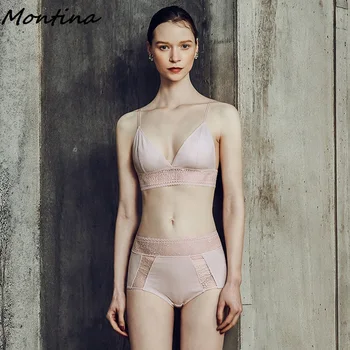 Sexy High Waisted Pink Underwear Set Luxury Women Lingerie Feminina Wire Free Bra Deep V Neck Bralette Bras Lingeries Femme 
Sexy High Waisted Pink Underwear Set Luxury Women Lingerie Feminina Wire Free Bra Deep V Neck Bralette Bras Lingeries Femme