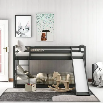 High Quality Nordic Multifunctional Kids Beds Bedroom Furniture Children Solid Wood Bunk Bed With Slide And Ladder 
High Quality Nordic Multifunctional Kids Beds Bedroom Furniture Children Solid Wood Bunk Bed With Slide And Ladder