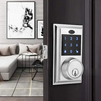 Fingerprint Lock Intelligent Electronic Password Keypad Door Lock for Mechanical Anti-Theft Home Security 
Fingerprint Lock Intelligent Electronic Password Keypad Door Lock for Mechanical Anti-Theft Home Security