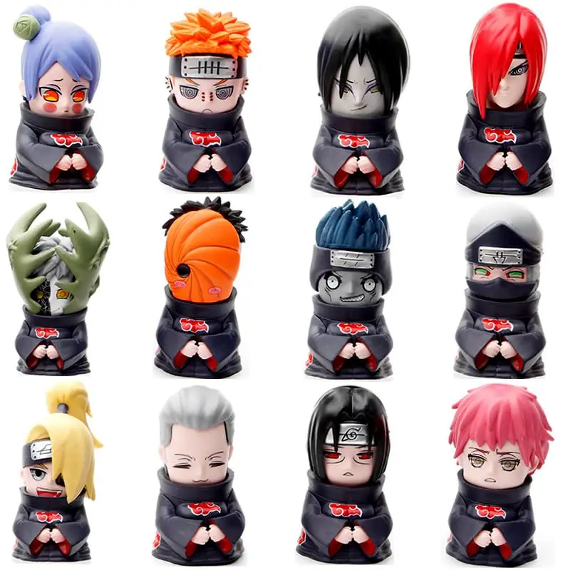 Фигурки героев Аниме Наруто дневные 9 см Kawaii Q Version Uchiha Itachi обезболивающие фигурки