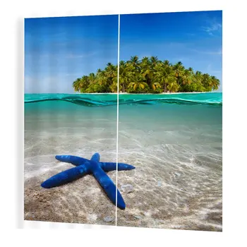 blue Star sea Pattern Curtains Divider Nice Window Curtain 150*166 Romantic Curtains For Living Room 
blue Star sea Pattern Curtains Divider Nice Window Curtain 150*166 Romantic Curtains For Living Room