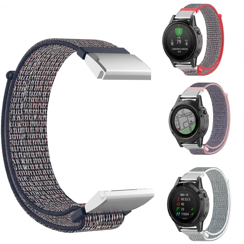 20 22 26mm nylon Watch Band Easy Quick Fit Strap for Garmin Fenix 6X 5X Plus Fenix 3 3HR Descent MK1 Fenix 6 5 Plus motion Strap
20 22 26mm nylon Watch Band Easy Quick Fit Strap for Garmin Fenix 6X 5X Plus Fenix 3 3HR Descent MK1 Fenix 6 5 Plus motion Strap