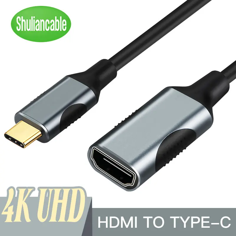 USB C to HDMI Cable 4K 60hz Type C to HDMI Thunderbolt 3 Adapter for MacBook Samsung S10 Huawei Mate 20 P20/30 Pro USB-C HDMI
USB C to HDMI Cable 4K 60hz Type C to HDMI Thunderbolt 3 Adapter for MacBook Samsung S10 Huawei Mate 20 P20/30 Pro USB-C HDMI