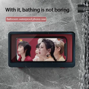 Creative Bathroom Wall Mounted Phone Case Waterproof Phone Holder Bathroom Toilet-NICE For Lazy People Handsfree Watching TV
Creative Bathroom Wall Mounted Phone Case Waterproof Phone Holder Bathroom Toilet-NICE For Lazy People Handsfree Watching TV