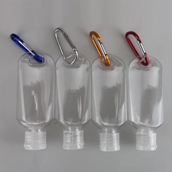 1Pcs 50ml Empty Refillable Bottle with Key Ring Mini Portable Transparent Bottles for Travel ALI88 
1Pcs 50ml Empty Refillable Bottle with Key Ring Mini Portable Transparent Bottles for Travel ALI88