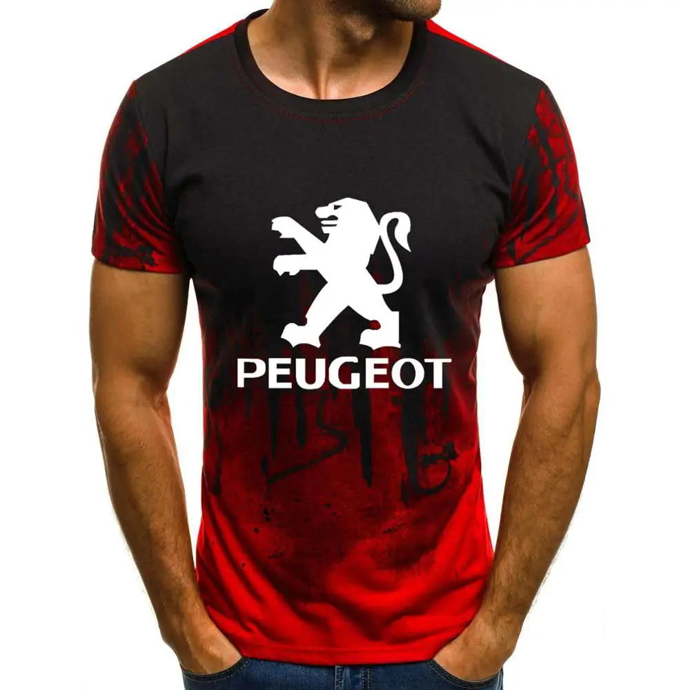 Mens Short Sleeve Peugeot Car Logo Mens T-shirt Summer casual Cotton Gradient T shirts Fashion Hip Hop Harajuku Male Brand Tee
Mens Short Sleeve Peugeot Car Logo Mens T-shirt Summer casual Cotton Gradient T shirts Fashion Hip Hop Harajuku Male Brand Tee