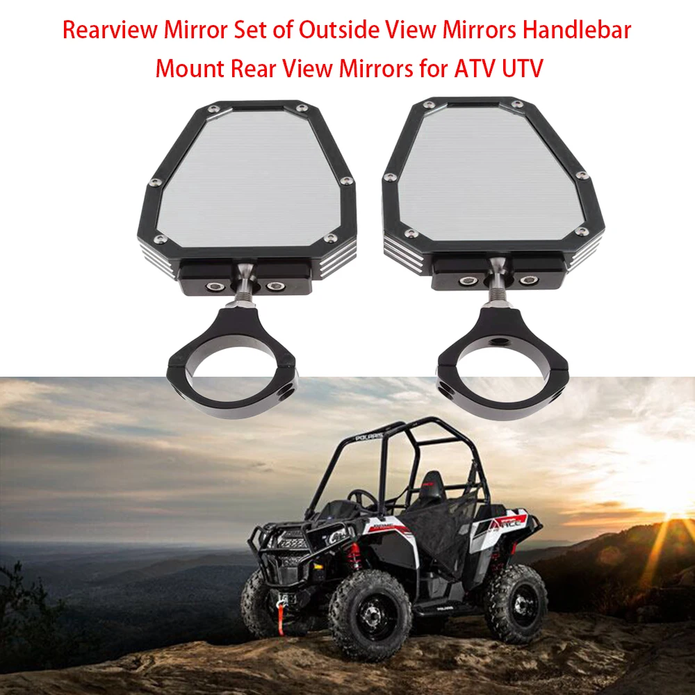 Universal Motorcycle Rear View Mirror Set of Rearview Mirror with Handle Bar Mount Clamp for ATV UTV
Universal Motorcycle Rear View Mirror Set of Rearview Mirror with Handle Bar Mount Clamp for ATV UTV