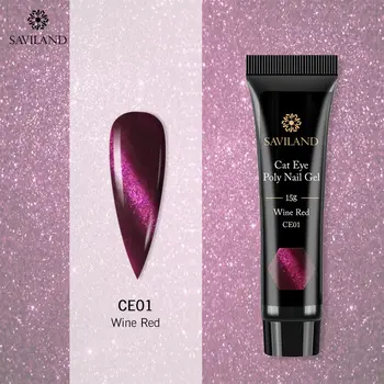 Saviland Glitter Poly Nail Gel Nail Extension Gel Cat Eye Jelly Gel UV Building Enhancement Manicure Tips Nails Art
Saviland Glitter Poly Nail Gel Nail Extension Gel Cat Eye Jelly Gel UV Building Enhancement Manicure Tips Nails Art