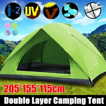 Camping Tent Outdoor 2Person Family Tent Double Layer ~Easy Instant Setup Protable Backpacking for Sun Shelter Travelling Hiking
Camping Tent Outdoor 2Person Family Tent Double Layer ~Easy Instant Setup Protable Backpacking for Sun Shelter Travelling Hiking