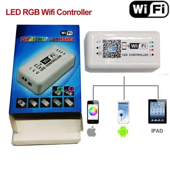 RGB WiFi Led Controller DC12-24V With 21Key RF Remote Control For RGB LED Strip Light / Panel Light / Ceiling Lamp
RGB WiFi Led Controller DC12-24V With 21Key RF Remote Control For RGB LED Strip Light / Panel Light / Ceiling Lamp