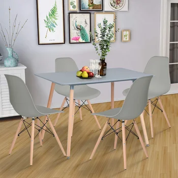 Dining Table and Chairs Set of 4 Modern Rectangular Dining Table for Dining Room Kitchen Room Coffee Home Furniture
Dining Table and Chairs Set of 4 Modern Rectangular Dining Table for Dining Room Kitchen Room Coffee Home Furniture