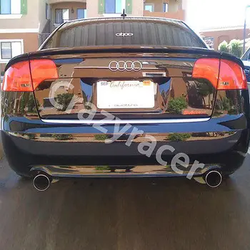 Rear Trunk Lip Spoiler Wing For Audi A4 B7 Carbon Fiber ABT Style 3PCS 2005-2008 
Rear Trunk Lip Spoiler Wing For Audi A4 B7 Carbon Fiber ABT Style 3PCS 2005-2008