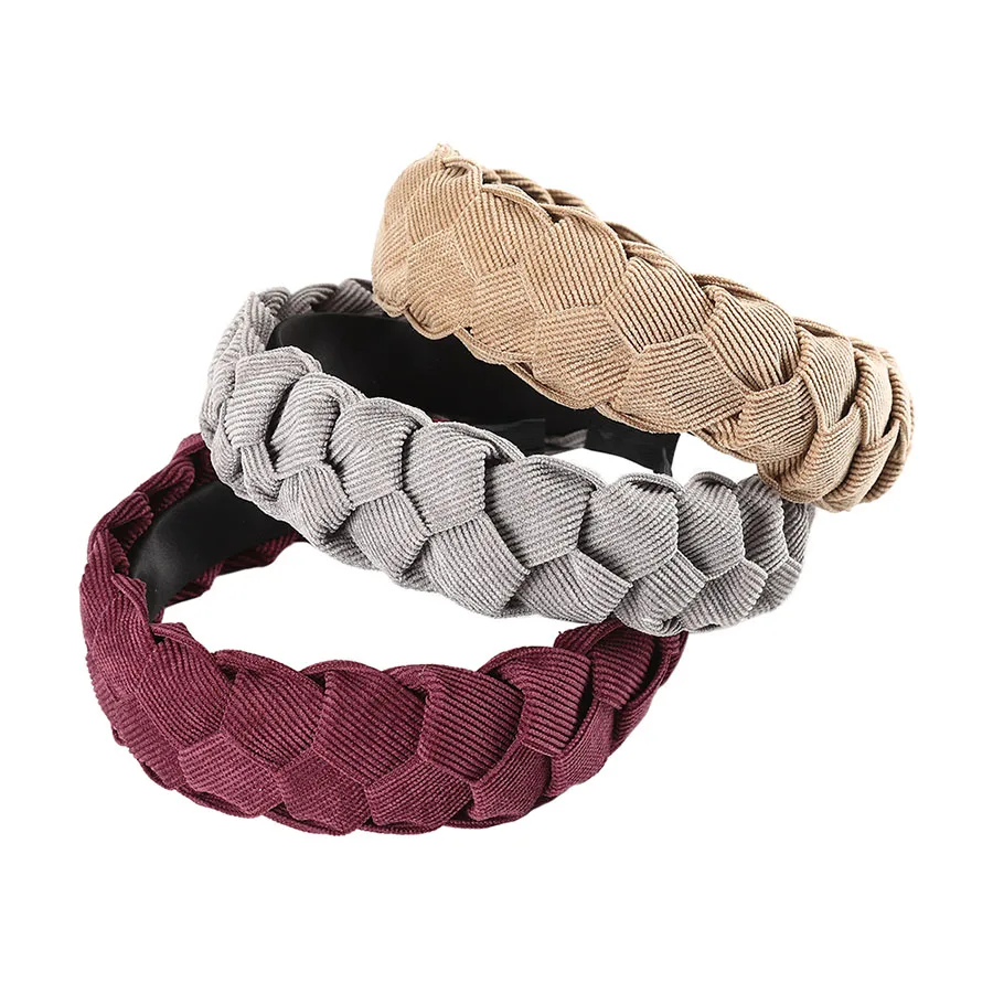 Haimeikang 2019 Fashion Simple Headband Solid Color Weaving Head Hoop Twist cross Autumn and Winter New Hair Accessories
Haimeikang 2019 Fashion Simple Headband Solid Color Weaving Head Hoop Twist cross Autumn and Winter New Hair Accessories