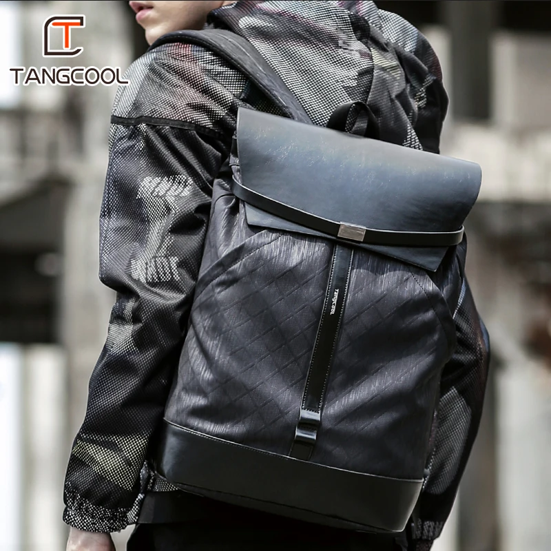 Tangcool Men15.6 Inch Backpack Waterproof Backpack Fashion PU Leather Travel Bag Casual School Bag leather bookbag 
Tangcool Men15.6 Inch Backpack Waterproof Backpack Fashion PU Leather Travel Bag Casual School Bag leather bookbag
