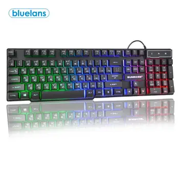 Russian USB Wired Gaming Keyboard Mechanical Feel Anti-ghosting Ergonomics for PC Russian Spanish French
Russian USB Wired Gaming Keyboard Mechanical Feel Anti-ghosting Ergonomics for PC Russian Spanish French