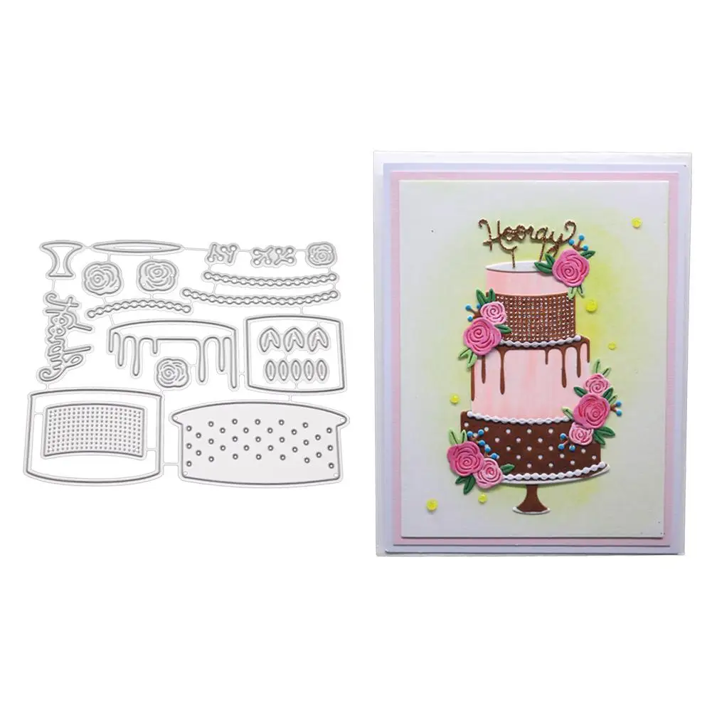 LanLan Birthday Cake Pattern Carbon Steel Cutting Dies for DIY Scrapbook Blessing Card Decor
LanLan Birthday Cake Pattern Carbon Steel Cutting Dies for DIY Scrapbook Blessing Card Decor