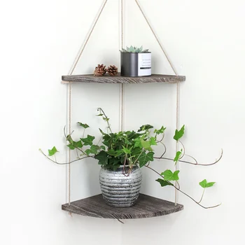 Rustic Wooden Hanging Rope Shelf-Handmade Solid Wood Floating Shelves Home Decorative Wall Mounted Rack
Rustic Wooden Hanging Rope Shelf-Handmade Solid Wood Floating Shelves Home Decorative Wall Mounted Rack