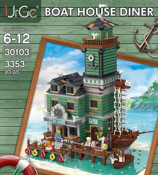 Idea City Street View Boat House Dinner The Old Fishing Store Modular Buildings 16050 Creator Model Building Blocks Kids Toys
Idea City Street View Boat House Dinner The Old Fishing Store Modular Buildings 16050 Creator Model Building Blocks Kids Toys