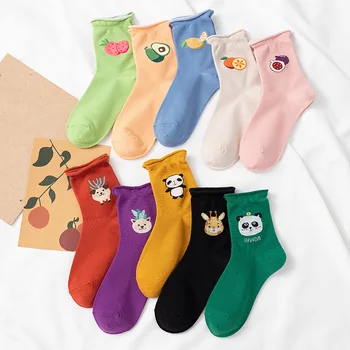 Harajuku Japanese Sweet Edge Funny Socks Fruit Animal Pattern Avocado Orange Lemon Cute Socks Women Candy Color Sokken Skarpetki
Harajuku Japanese Sweet Edge Funny Socks Fruit Animal Pattern Avocado Orange Lemon Cute Socks Women Candy Color Sokken Skarpetki