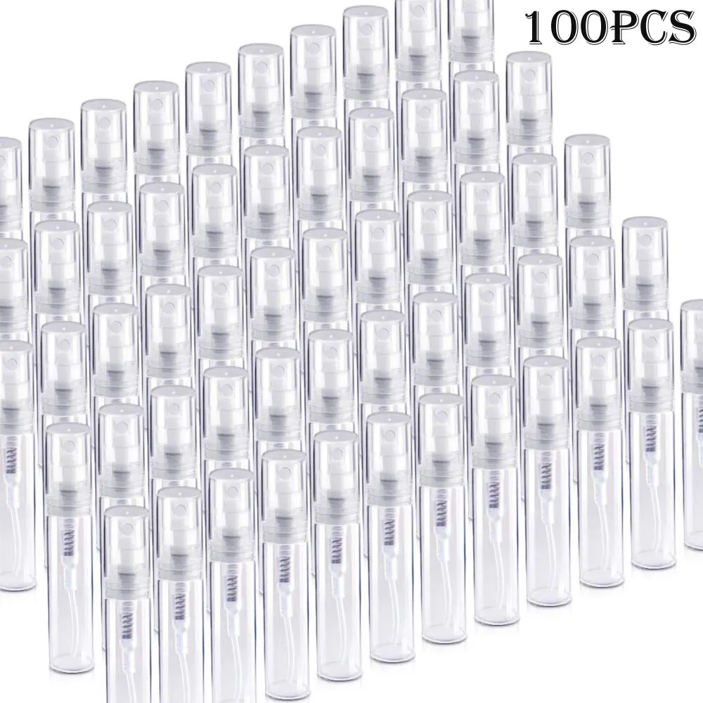 100pcs x 3ml/2ml Mini Clear Plastic Spray Bottle Empty Cute Perfume Atomizer for Cleaning, Travel, Essential Oils, Perfume
100pcs x 3ml/2ml Mini Clear Plastic Spray Bottle Empty Cute Perfume Atomizer for Cleaning, Travel, Essential Oils, Perfume
