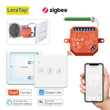 LoraTap Tuya ZigBee 3.0 Curtain Switch Relay Module and 3 Button Remote Control by Smart Life Google Home Alexa Voice Operate
LoraTap Tuya ZigBee 3.0 Curtain Switch Relay Module and 3 Button Remote Control by Smart Life Google Home Alexa Voice Operate