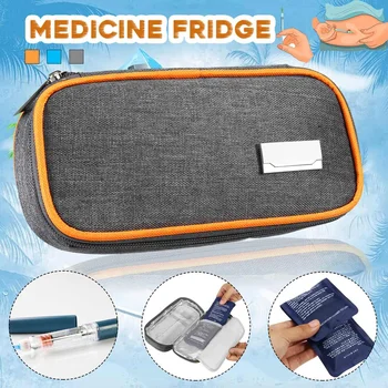 Portable Insulin Cool Cooler Bag Medicine Fridge with 2 Ice bags Pill Box Bolsa Termica Aluminum Foil Ice Bag Cooler Pill Box
Portable Insulin Cool Cooler Bag Medicine Fridge with 2 Ice bags Pill Box Bolsa Termica Aluminum Foil Ice Bag Cooler Pill Box