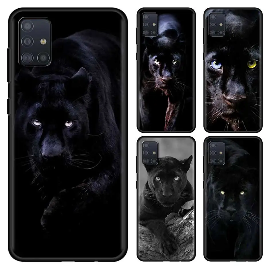 Чехол для телефона с изображением животных Пантеры Samsung Galaxy A51 A71 A21s A12 A31 A41 A32 A02s A11