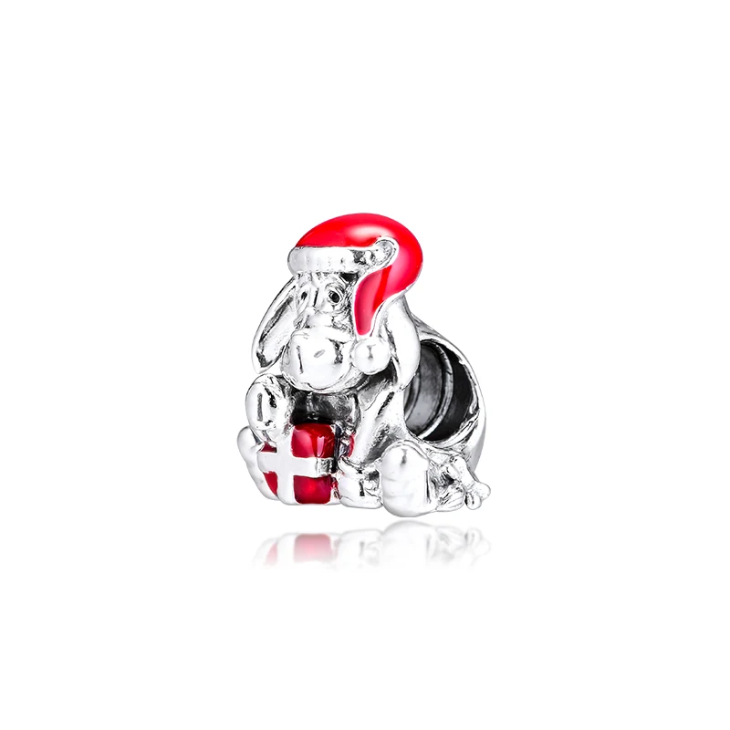 GPY-Eeyore-Christmas-Charms-925-Original-Fit-Pandora-Bracelet-Sterling-Silver-Charm-Beads-for-Jewelry-Making (3)