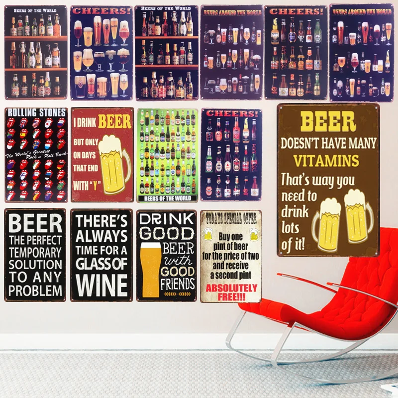 Shabby Chic Beer Menu Metal Tin Sign Vintage Home Decorative Plates Bar Cafe Pub Club Shop Wall Decor Art Iron Painting
Shabby Chic Beer Menu Metal Tin Sign Vintage Home Decorative Plates Bar Cafe Pub Club Shop Wall Decor Art Iron Painting