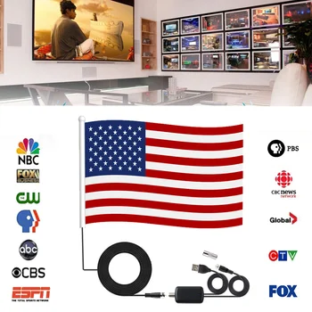 Personalized antenas tv digital HDTV Antennas Indoor 1500 Miles American flag Receiver with Amplifier Fox DVB-T2 satellite dish
Personalized antenas tv digital HDTV Antennas Indoor 1500 Miles American flag Receiver with Amplifier Fox DVB-T2 satellite dish